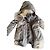 Woolrich parka cáqui em algodão e pele