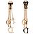 Orecchini a clip Dior placcati in oro con logo fiore strass - vista 2