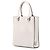 Borsa Prada Mini Soft Calf Logo Drill bianca - vista 2