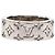 Ring Silver Louis Vuitton Brass LV Mosaic Ring M