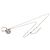 Collana Silver Louis Vuitton Brass Monogram Charms