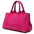 Borsa Tote Prada in tela Canapa con logo rosa - vista 2