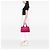 Borsa Tote Prada in tela Canapa con logo rosa - vista 6