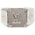Anello a sigillo Louis Vuitton Monogram in argento e ottone L