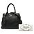 Borsa Tote Convertibile Aperta Prada Vitello Daino Nera - vista 7