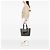 Borsa Tote Saddle in tela Dior Oblique blu - vista 6
