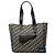 Borsa Tote Saddle in tela Dior Oblique blu - vista 7