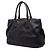 Borsa Tote Convertibile Aperta Prada Vitello Daino Nero - vista 2