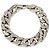 Bracciale a catena Monogram in ottone argentato Louis Vuitton