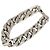 Bracciale a catena Monogram in ottone argentato Louis Vuitton - vista 4