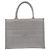 Borsa a tracolla Christian Dior Book Tote Medium Cannage Canvas in Gray