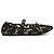 Valentino Rockstud Babies Bailarinas de Encaje Negro - vista 2