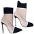 Stivali Casadei da donna in pelle e tessuto in beige e nero