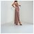 L'Agence Wickel-Maxikleid aus Seide in Dusty Rose - Ansicht 3