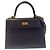 Hermès Kelly 28 Sellier Pelle Epsom Nera