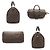 Louis Vuitton Borsa a mano Speedy 35 in tela Damier Ebene marrone - vista 3