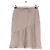 Autre Marque Falda larga de cuadros Damson Madder de algodón beige
