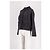 Gerard Darel Graue Cropped Jacke mit Reißverschluss - Ansicht 4