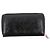 Yves Saint Laurent Cartera de cuero negra - vista 4