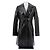 Courreges Trench coat de vinilo negro