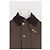 Chaqueta marrón Maje con cuello de pana - vista 5