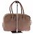 Borsa a mano Sandro EZMEH in camoscio marrone - vista 3