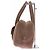 Borsa a mano Sandro EZMEH in camoscio marrone - vista 4