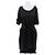 Stella Mc Cartney Schwarzes Kleid mit Gürtel