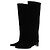 Loulou de Saison Botas de terciopelo negras "Naomi"