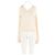 Autre Marque Jersey DAMSON MADDER de algodón blanco cuello alto