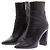 Autre Marque Botines de cuero negros