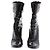 Courreges Botines de vinilo negros - vista 3