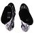 Courreges Botines de vinilo negros - vista 4