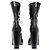 Courreges Botines de vinilo negros - vista 7