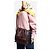 Autre Marque Borsa bucket Emmanuelle con frange bordeaux - vista 2