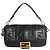 Fendi Borsa Baguette nera con FF in rilievo