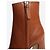 Autre Marque Botines Chueca de cuero marrón - EU 38 - vista 5
