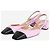Aquazzura Décolleté slingback in pelle rosa e nera - taglia EU 37.5 - vista 2