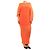 Stella Mc Cartney Oranges Rippstrick-Maxikleid mit Puffärmeln - size S