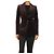Dolce & Gabbana Blazer de velur berenjena profundo - size UK 8