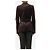 Dolce & Gabbana Blazer de velur berenjena profundo - size UK 8 - vista 2