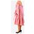 Autre Marque Rosa gestuftes Bubble-Kleid - size S - Ansicht 3