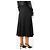 Sonia Rykiel Falda midi línea A negra - size M - vista 3
