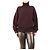 Autre Marque Rollkragenpullover aus Kaschmir in Aubergine