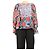 See by Chloé Blusa in seta floreale blu e rossa - size UK 10