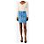 Fendi Minifalda techno azul claro - size UK 10 - vista 2