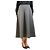 Brunello Cucinelli Falda midi evasé gris - size UK 14
