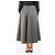 Brunello Cucinelli Falda midi evasé gris - size UK 14 - vista 3