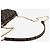 Fendi Mini borsa baguette in jacquard FF marrone - vista 6
