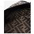 Fendi Mini borsa baguette in jacquard FF marrone - vista 7
